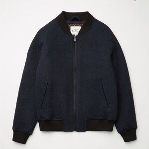 Ben Sherman Boiled Wool Bomber Jacket